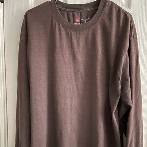 3/$15.00 Men's Hanes 5186 Beefy T Long Sleeve Shirt XL